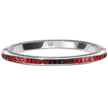 Load image into Gallery viewer, Red Spectrum Hinged Bangle
