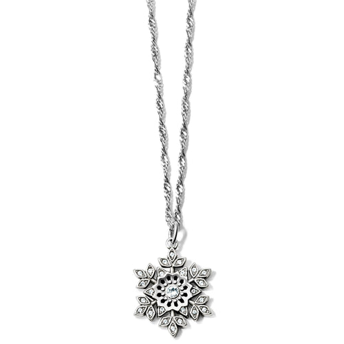 Glint Snowflake Necklace