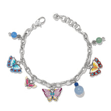 Load image into Gallery viewer, Kyoto in Bloom Butterfly Charm Bracelet