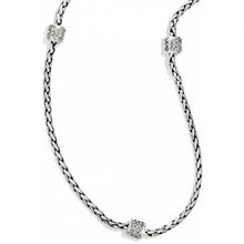 Load image into Gallery viewer, Meridian Long Silver/Stone Necklace