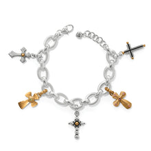Load image into Gallery viewer, Majestic Cross Charm Bracelet