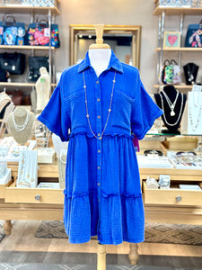Nova Royal Blue Dress