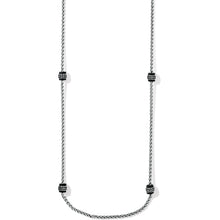 Load image into Gallery viewer, Meridian Long Black/Silver Necklace