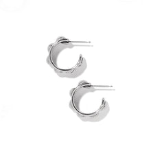 Load image into Gallery viewer, Pretty Tough Stud Small Post Hoop Earrings