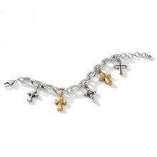 Load image into Gallery viewer, Majestic Cross Charm Bracelet