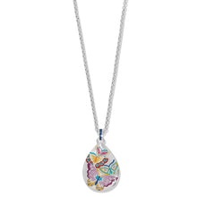 Load image into Gallery viewer, Kyoto in Bloom Butterfly Oval Necklace