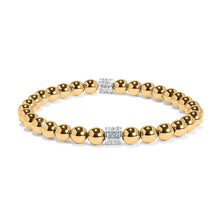 Load image into Gallery viewer, Meridian Petite Gold Stretch Bracelet