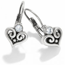 Load image into Gallery viewer, Alcazar Heart Leverback Earrings