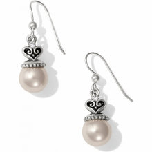 Load image into Gallery viewer, Alcazar Pearl Drop French Wire Earrings