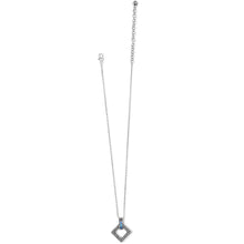 Load image into Gallery viewer, Spectrum Light Blue Square Necklace