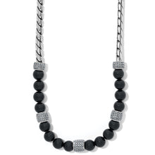 Load image into Gallery viewer, Meridian Black Bead Necklace
