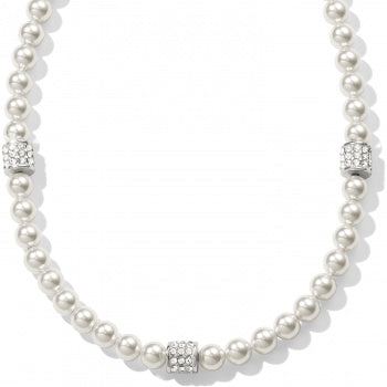 Meridian Petite Pearl Station Necklace