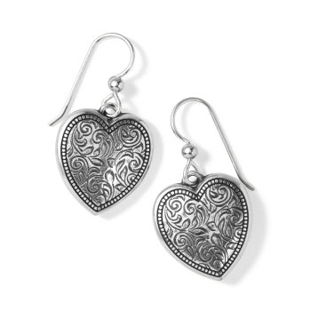 Romanza Heart French Wire Earrings