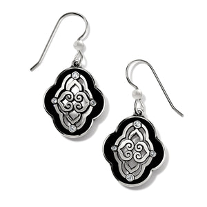 Intrigue Soirée Black French Wire Earrings