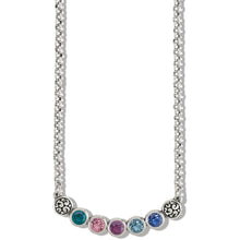 Load image into Gallery viewer, Elora Gems Dots Curve Necklace