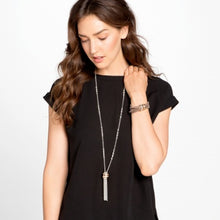 Load image into Gallery viewer, Neptune&#39;s Rings Tassel Necklace
