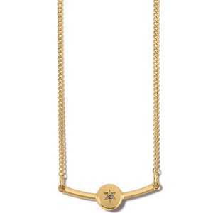 Illumina Bar Gold Necklace