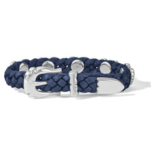 Load image into Gallery viewer, French Blue Roped Heart Braid Bracelet