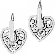 Load image into Gallery viewer, Contempo Heart Leverback Earrings