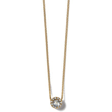 Load image into Gallery viewer, Illumina Solitaire Gold Necklace