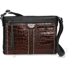Load image into Gallery viewer, Jagger Cross-Body Organizer Black/Chocolate