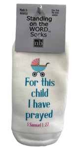 For This Child Socks 1 Sam 1:27