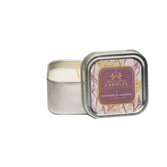 Rosemary & Lavender Soy Lotion Travel Candle