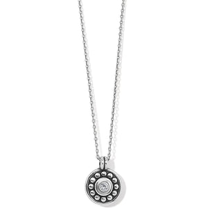 Pebble Dot Medallion Petite Rev Necklace