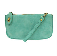 Load image into Gallery viewer, Light Turquoise Mini Crossbody Wristlet Clutch