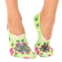 Load image into Gallery viewer, Floral Peacock Liner Socks