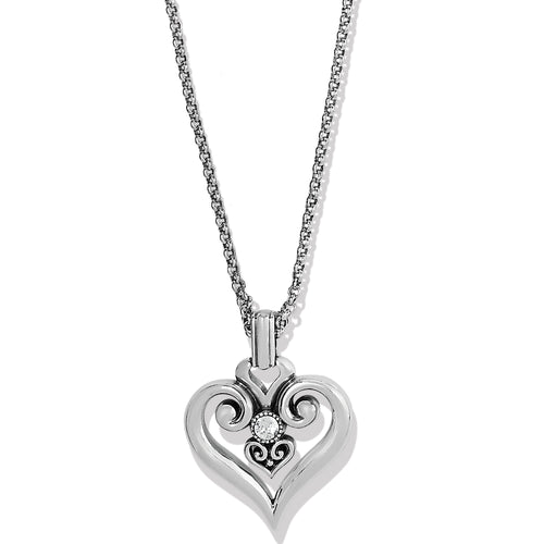 Alcazar Heart Glint Crystal Convertible Necklace