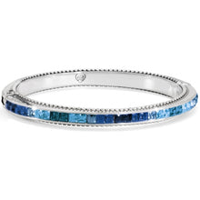 Load image into Gallery viewer, Spectrum Blue Hinged Bangle