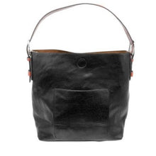Load image into Gallery viewer, Classic Hobo Handbag Black/Cedar