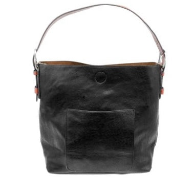 Classic Hobo Handbag Black/Cedar