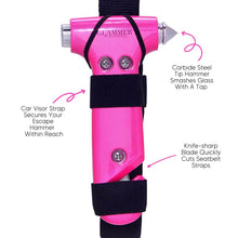 Load image into Gallery viewer, Pink Emergency Escape Hammer