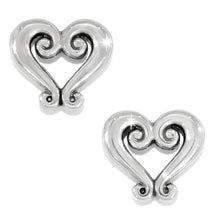 Load image into Gallery viewer, Genoa Heart Mini Post Earrings
