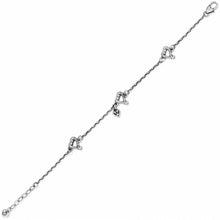 Load image into Gallery viewer, Tuscan Heart Anklet Silver